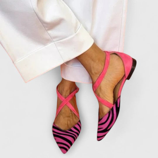 Roberta - Chic Strappy Ballerina Flats