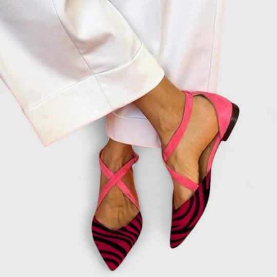 Roberta - Chic Strappy Ballerina Flats