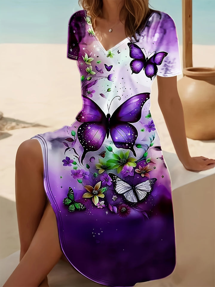 Aria | Flowy Summer Midi Dress