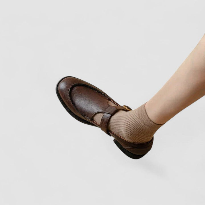 Deborah - Orthopedic Square-Toe Mary Jane Shoes
