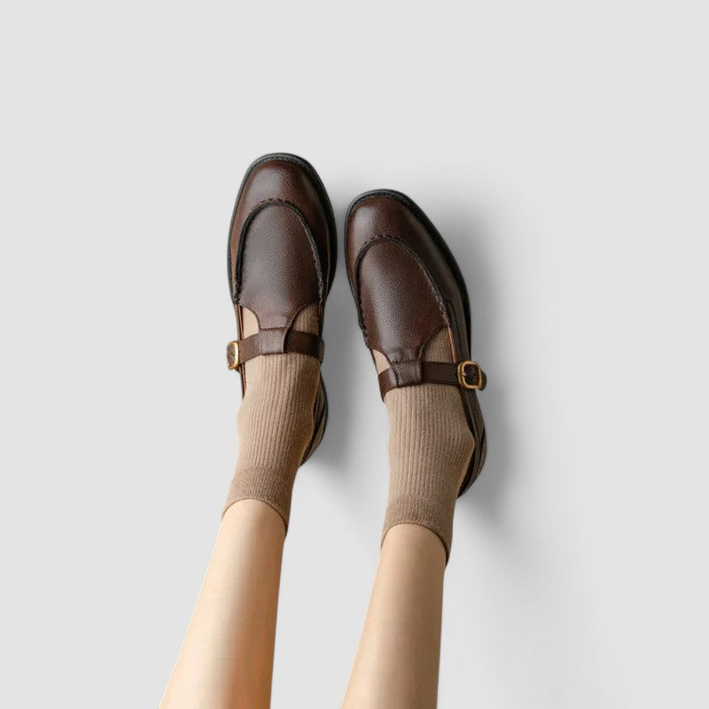 Deborah - Orthopedic Square-Toe Mary Jane Shoes