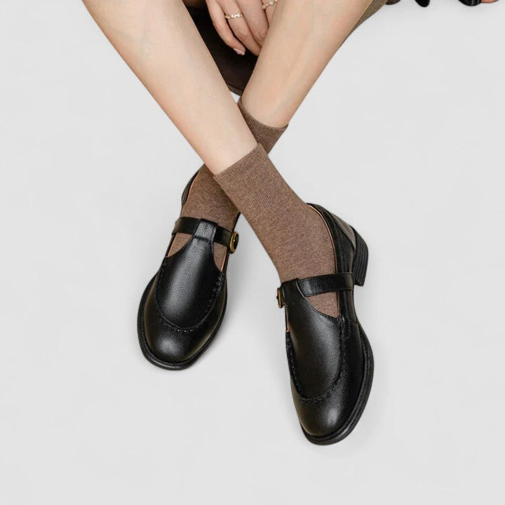 Deborah - Orthopedic Square-Toe Mary Jane Shoes