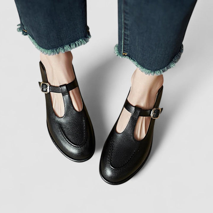 Beverly - Orthopedic Mary Jane Low Heel Shoes