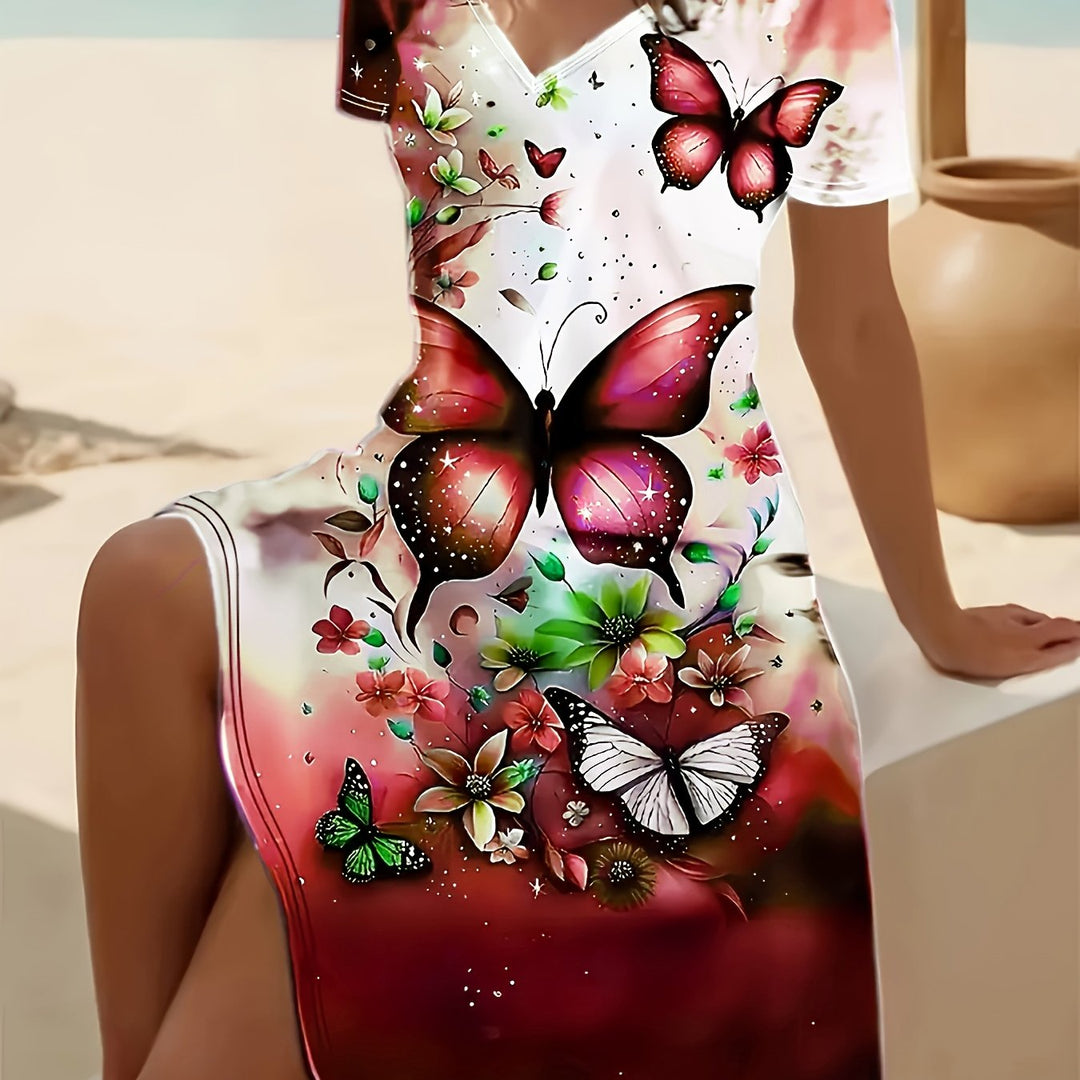Aria | Flowy Summer Midi Dress